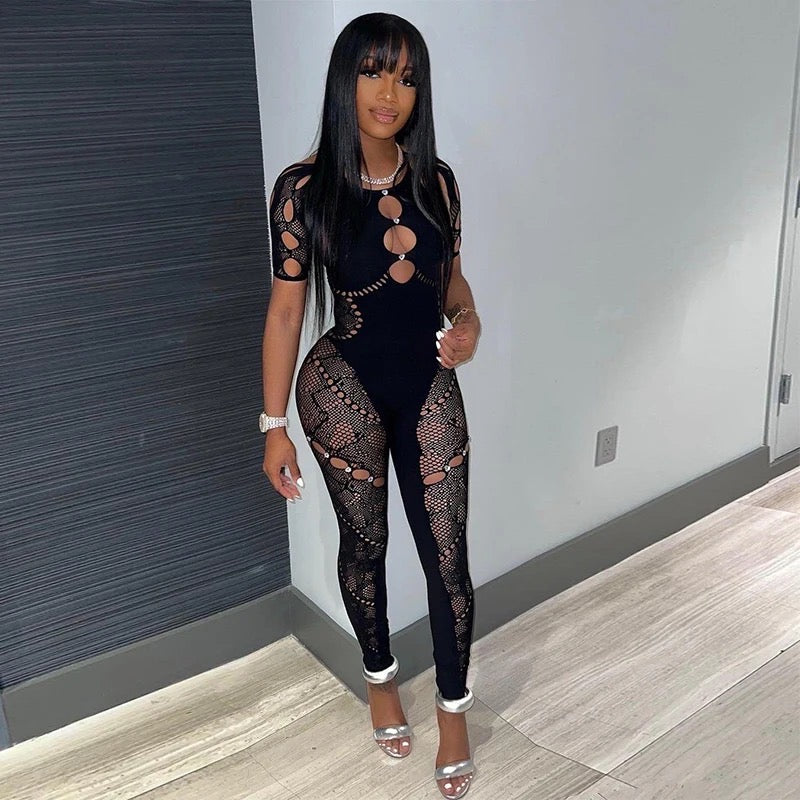 Panther Jumpsuit - Black