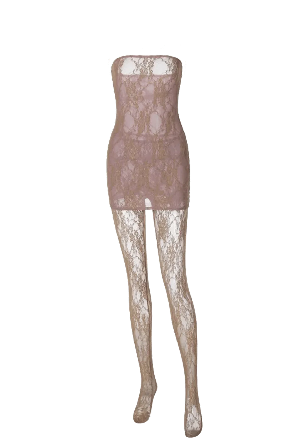 Amour Set (Dress) - Nude