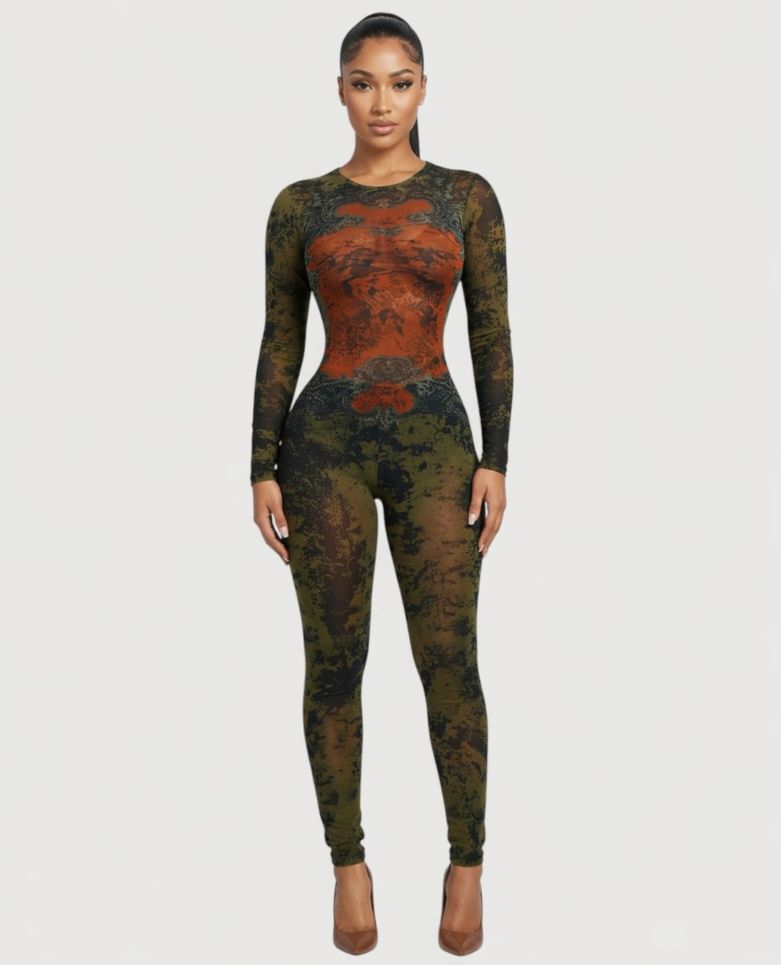 Abstract Jumpsuit