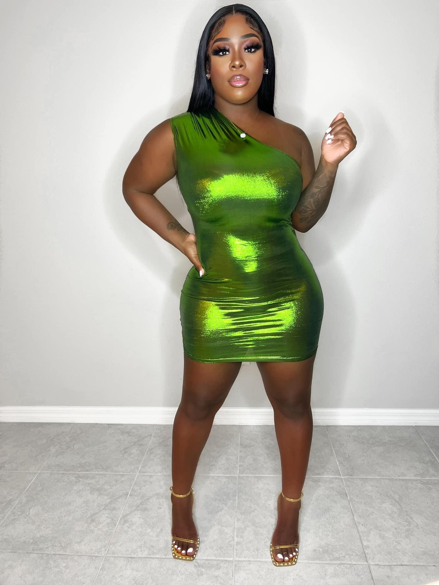 Wetty Dress (Green)